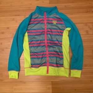 Nike track jacket zip up